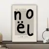 Quotes - Noël - Zwart - Beige - Kerst canvas 2cm klein -sfeer6