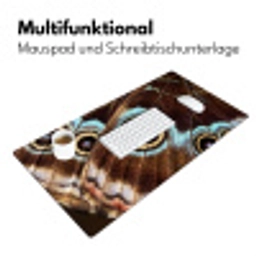 Vleugels - Vlinder - Blauw Muismat XXL klein -ysfeer4_duits