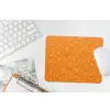 Water - Druppels - Oranje muismat rubber klein -witbureau