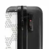 Grafisch - Patroon - Modern -  Opvallend - Begrensd NBS - Handbagage koffer - Kinderen Unisex middel 644 -slot