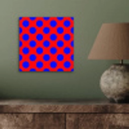 Dots - Klassiek - Rood aluminium wit klein 46 -sfeer2