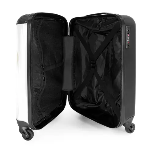 Bubblegum beer NBS - Handbagage koffer - Kinderen Unisex middel -binnenkant