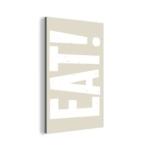 Eten - Decoratie - Beige - Wit aluminium wit klein -3d