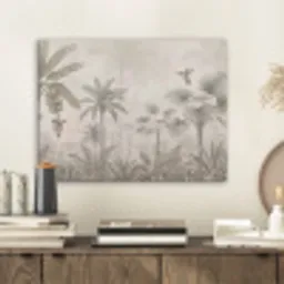 Jungle - Banenboom - Kolibrie - Beige PET vilt klein -sfeer1