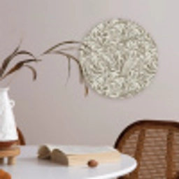 Takken - Botanisch - Taupe Akoestische PET Vilt - Rond klein 838 -sfeer3