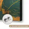 Vrouwelijk - Bloemen - Sieraden Textielframe zwart klein -USP_ophangsysteemNL