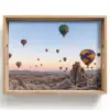 Luchtballonnen - Rotsen - Zonsopgang Dienblad Rechthoek middel -z3d_shopping
