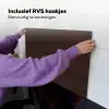Patroon - Hardhout - Plank Inductie beschemer met haakjes klein 777 -ky-ophangen-nl