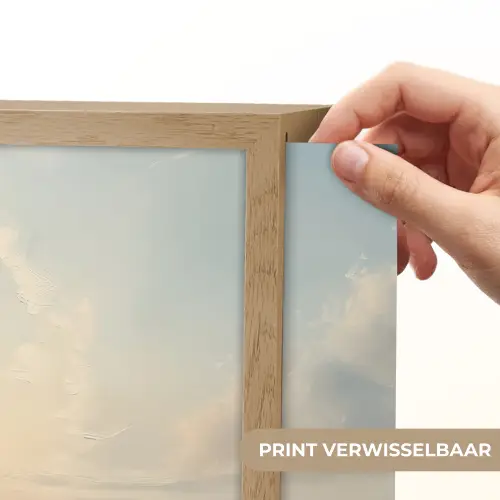 Strand - Zee - Zonsondergang Light Box met batterij (Wandlamp) middel -USP_websiteprintNL