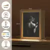 Vrouw - Wijn - Jurk Light Box met kabel (Tafellamp) klein -USP_NL