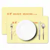 Geel - Oranje - if not now then when Placemat vinyl groot -zzsfeer2_Kitchenyeah-website