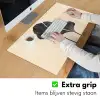 Bladeren - Minimalistisch - Zwart Muismat XXL klein -sfeer3