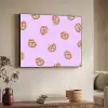 Pretzels - Eten - Paars Textielframe - compleet frame klein -sfeer3