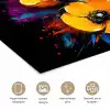 Bloemen - Kleurrijk - Graffiti - Modern - Boeket poster papier klein -closeup_NL