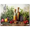 Stilleven - Kruiden - Specerijen - Fruit - Kleurrijk tuinposter los doek klein -3d
