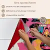 Portret - Vrouw - Abstract - Zonnebril keuken achterwand spatscherm klein -spatscherm_NL