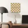 Patroon - Geblokt - Olijfgroen - Amore aluminium wit klein -sfeer5