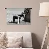 Vrouw - Paard - Artistiek Wandkleed katoen klein -sfeer4