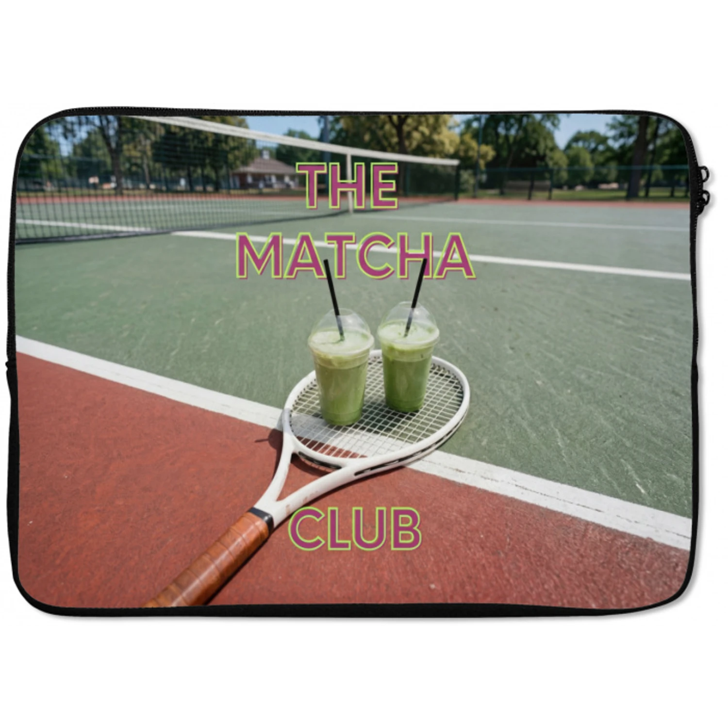 Matcha Club - Tennis - Matcha laptophoes neopreen klein -zkaufland3dotto
