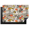 Tropisch - Zomer - Vlinder - Bloemen Inductie beschermer vinyl 3mm klein 276 -3d