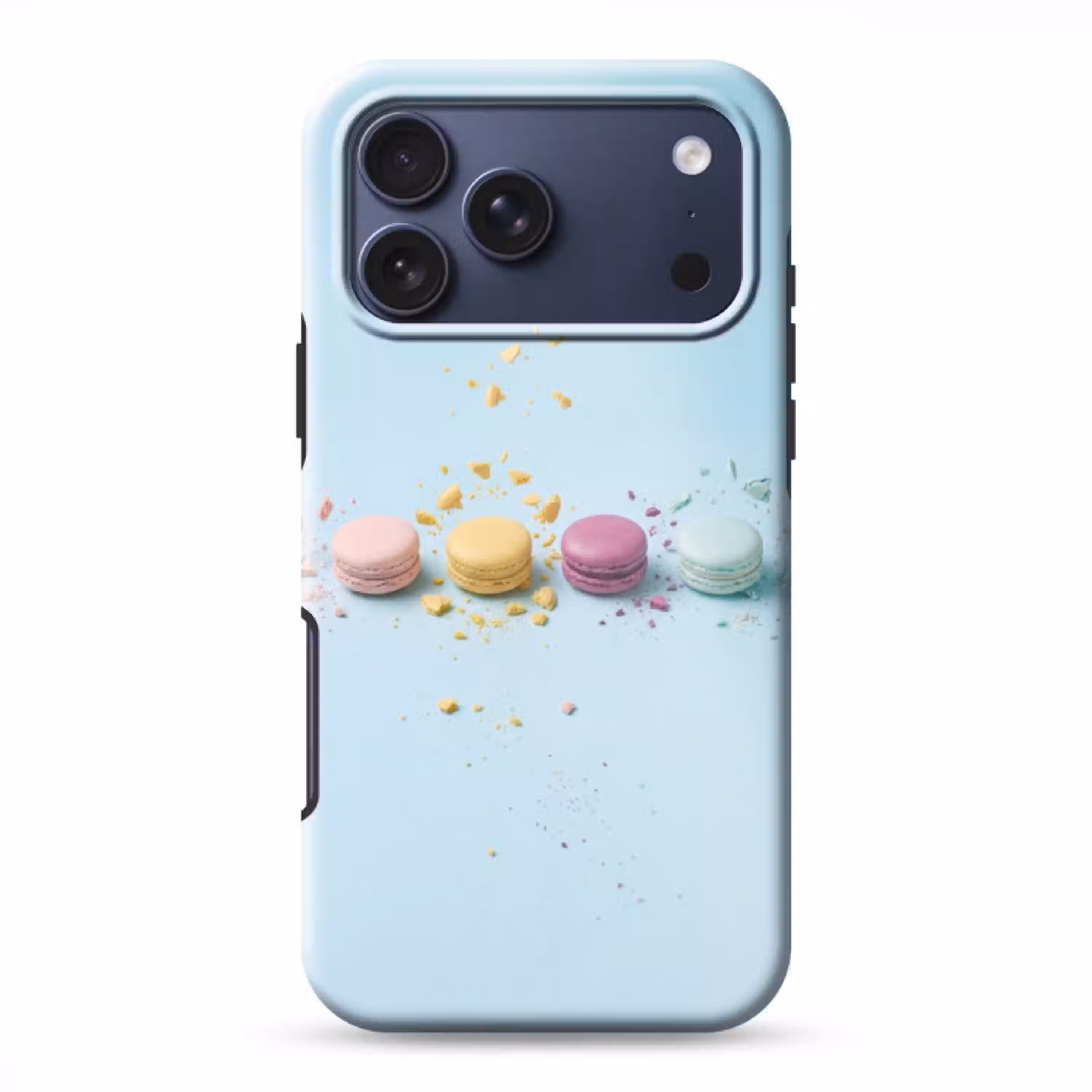 Macarons - Kleurrijk - Pastel Toughcase MagSafe Apple iPhone 17 Pro Max klein -3d