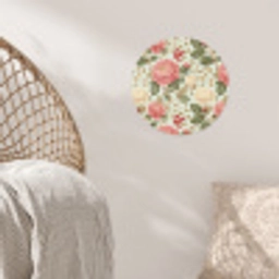 Klassiek - Botanisch - Veelkleurig Wandcirkel behangsticker klein 186 -sfeer4