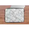 Grijs - Marmer - Klassiek - Aders laptophoes neopreen klein 279 -tafel