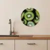 Kiwi - Fruit - Groen KitchenYeah - Keuken - Wandcirkel Forex klein -sfeer3