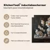 Bloemen - Vaas - Kunst - Stilleven Inductie beschermer vinyl 3mm middel -sfeer2