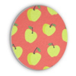 Appels - Modern - Groen Akoestische PET Vilt - Rond klein 838 -3d