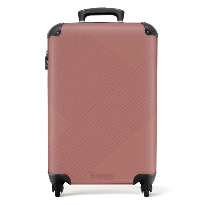 Minimal - Kruisende lijnen op NBS - Handbagage koffer - Unisex middel -productfoto_recht