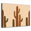 Cactus - Woestijn - Zand - Bruin Textielframe - compleet frame klein -3d