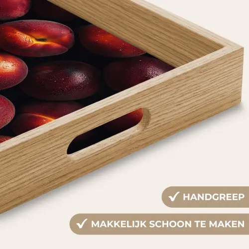 Fruit - Close up - Nectarines Dienblad Rechthoek middel -USP_HandgreepNL
