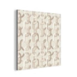 Motief - Abstract - Beige aluminium wit klein 46 -3d