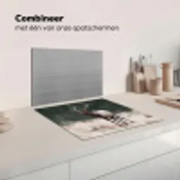 Edelhert - Gewei - Schildering - Rustiek Inductie beschermer vinyl 3mm middel -wsfeer7_website