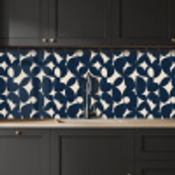 Modern - Geometrisch - Blauw keuken achterwand 2 middel 871 -sfeer1
