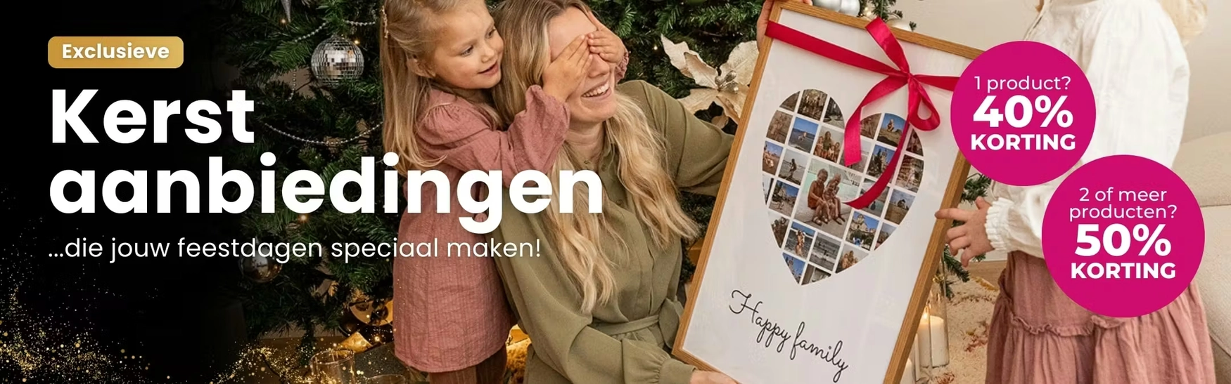Kerst cadeaus Banner