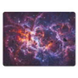 Space - Stars - Abstract - Colorful muismat rubber klein -3d