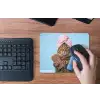 Kat - Handdoek - Washand - Zeep muismat rubber klein -toetsenbord