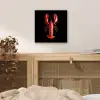 Kreeft - Glossier Rood - Zwart aluminium wit klein -sfeer3