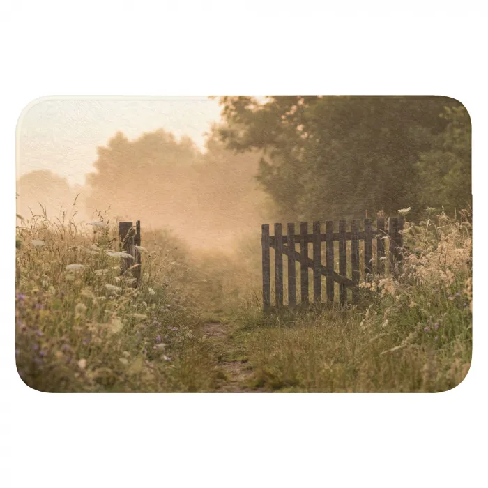 Hek - Natuur - Mist - Veld WCmat klein -3d