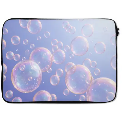 Pastel - Bubbels - Dromerig laptophoes neopreen klein -zkaufland3dotto