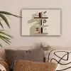 Plankjes - Boeken - Vaasjes - Planten canvas 2cm klein -sfeer1