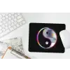 Yin-Yang - Cirkel - Regenboog muismat rubber klein -witbureau
