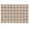 Plaid - Patroon - Beige - Zwart Deurmat klein 898 -zkaufland3d