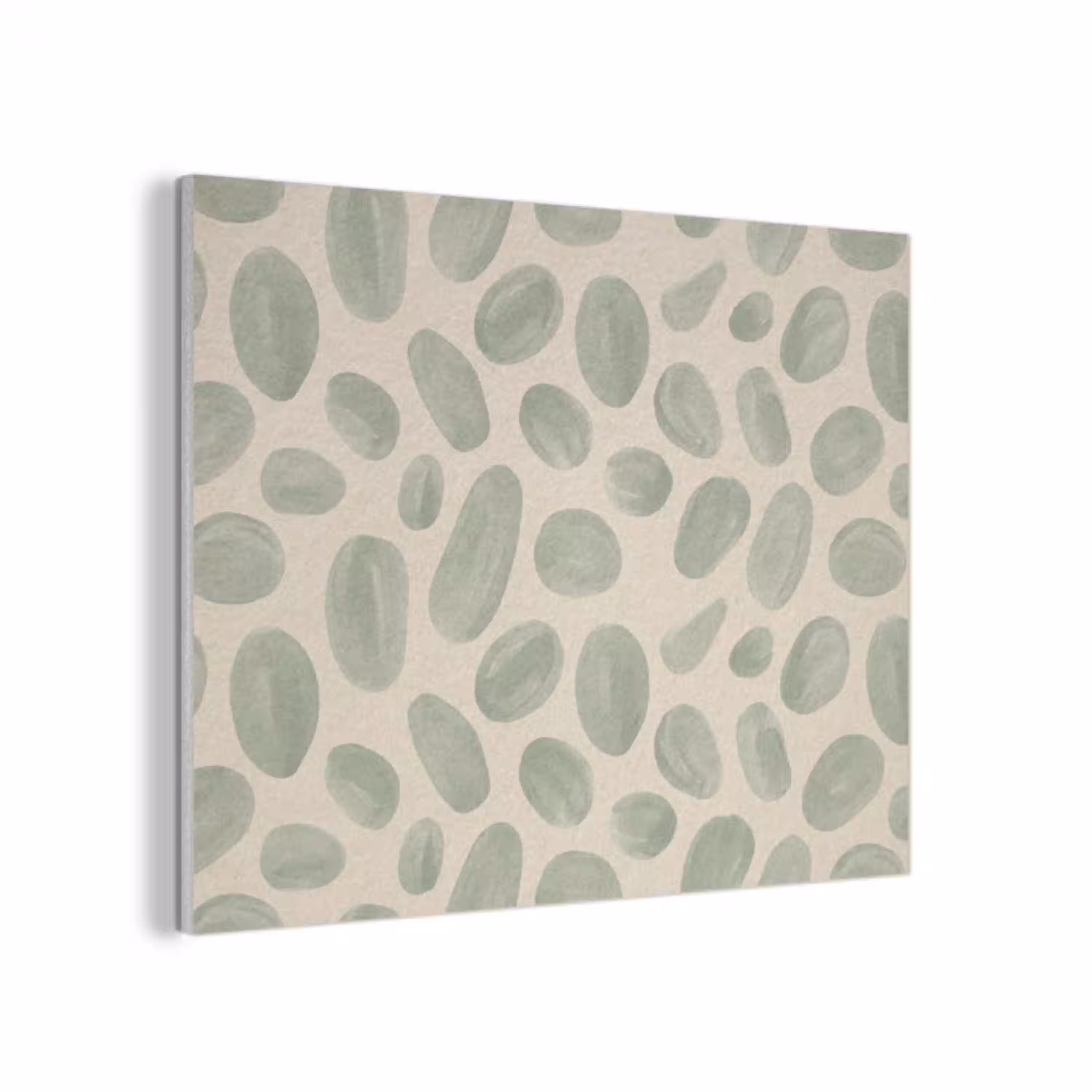 Abstract - Patroon - Organisch - Groen - Modern PET vilt klein -3d