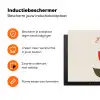 Roos - Rood - Bloem - Valentijn Inductie beschermer vinyl 3mm klein -zzzzzzz-td-ups