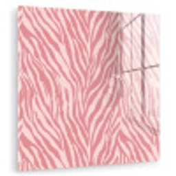 Zebra - Print - Roze plexiglas 5mm klein 11 -zzzproduct_nieuw
