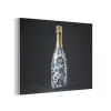 Champagne - Bloemen - Goud - Chique PET vilt klein -3d