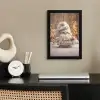 Kerst - Gnome - Bord - Kleurrijk fotolijst zwart zonder passe partout klein -sfeer1